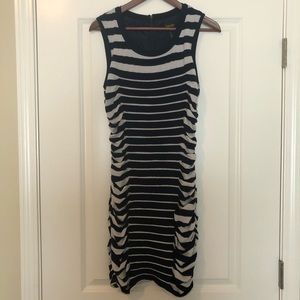 Laundry Shelli Segal Dress Women Size 0 Navy/White